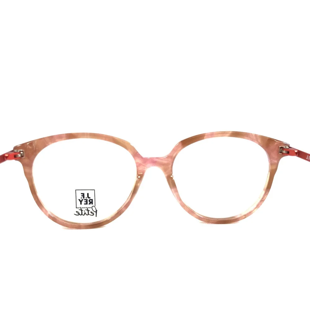 J.F. Rey Petite Eyeglasses Frames PA101 8069 Demi Pink Blush Cream 49-16-140